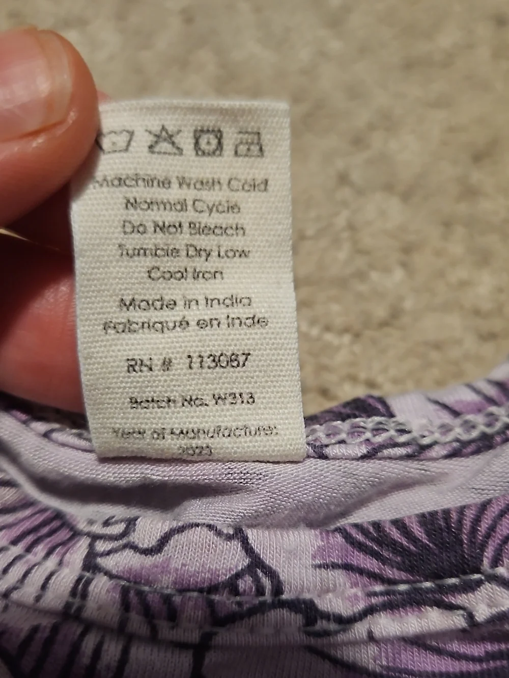 Kate Quinn 6-9month Onesie